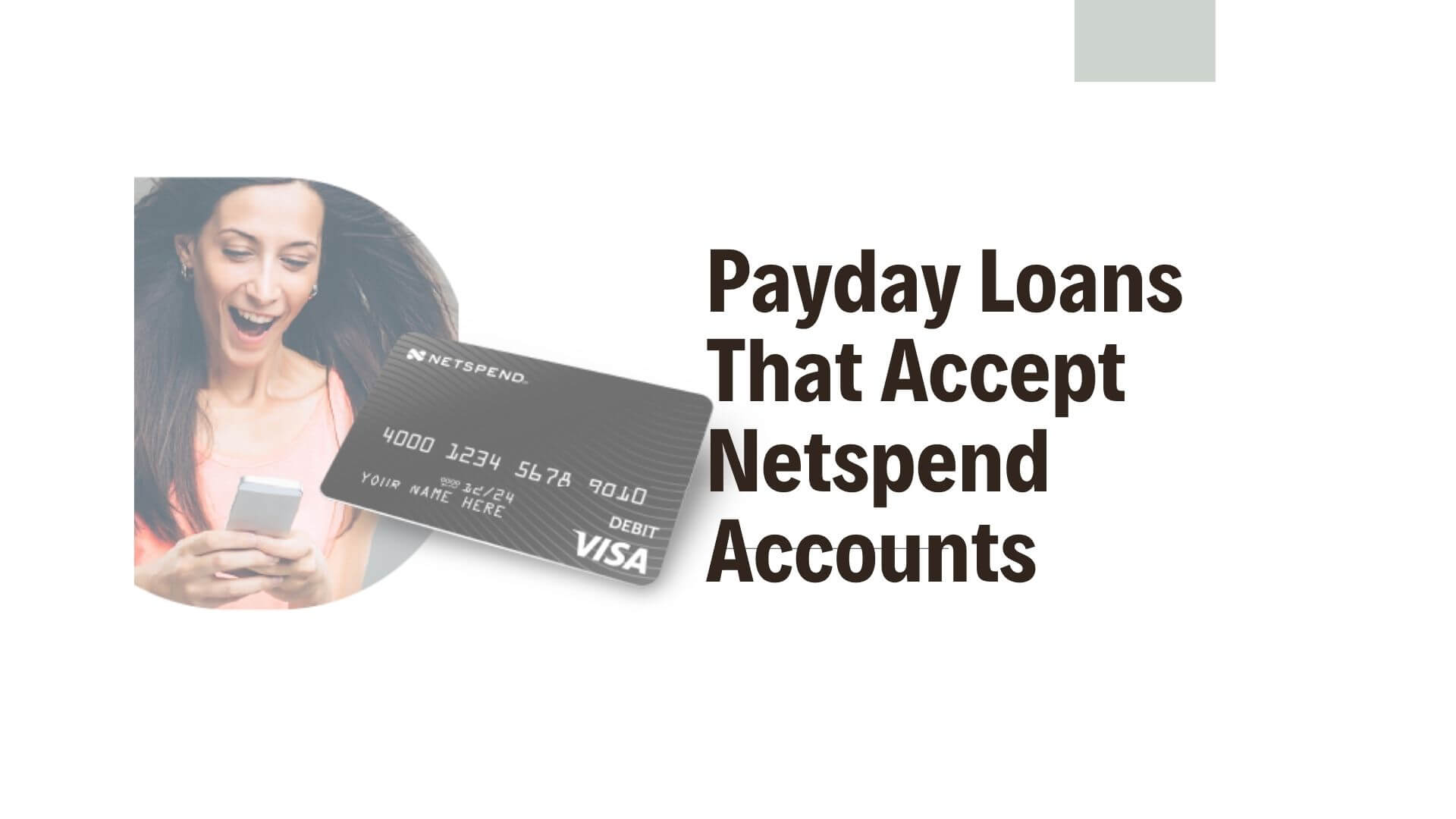 Payday Loans That Accept Netspend Accounts